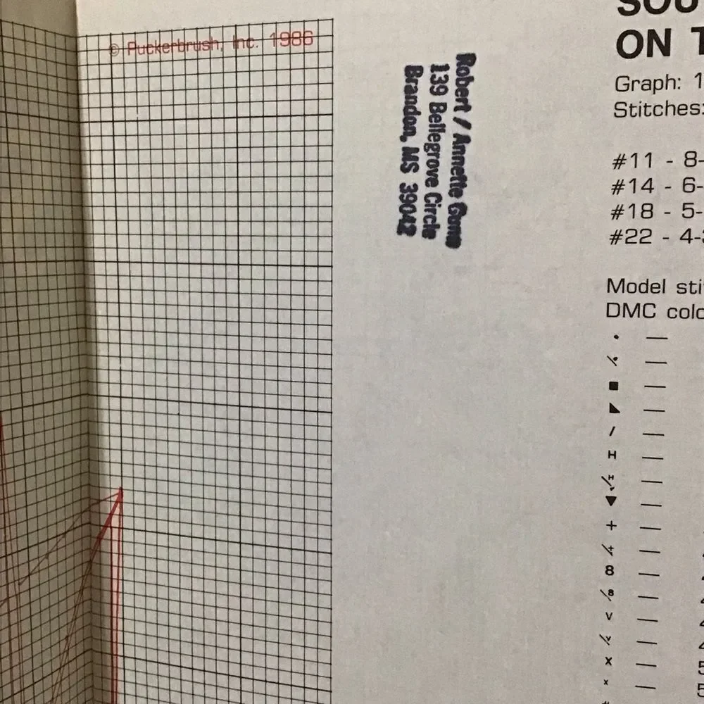 Vintage Way Down South Book 15 Cross Stitch Booklet‎ Puckerbrush